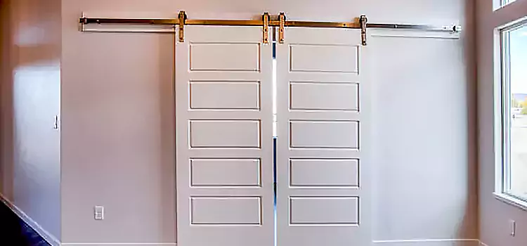 Glass Barn Door with Installation Hardware Kit Piqua