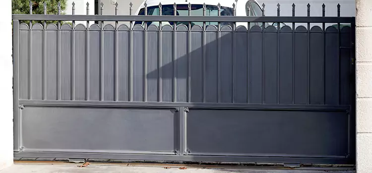 Metal Driveway Gate Installation Piqua
